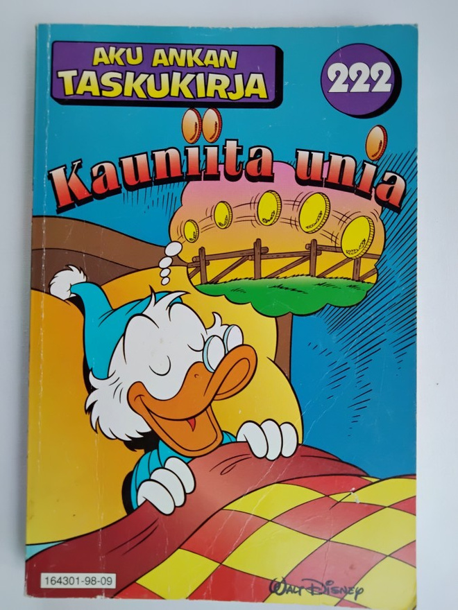 Kauniita unia - Aku Ankka taskukirja 222 (1.p)