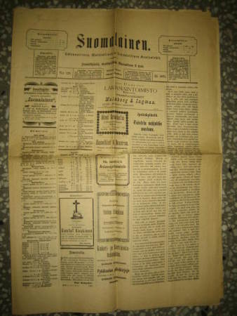 Sanomalehti: Suomalainen 6.11.1895