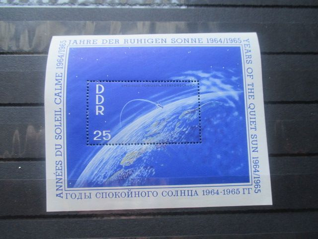 DDR: Kansainvälinen auringon vuosi 3 blokkia 1964**