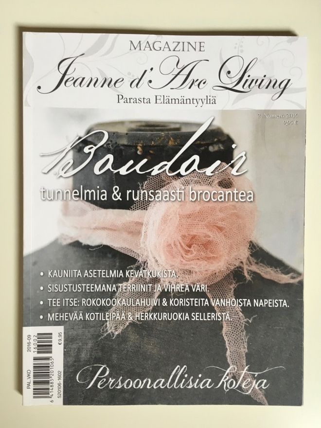 JEANNE D´ARC LIVING sisustus lehti SHABBY CHIC No. 2 / 2016 