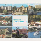 "Terveiset TAMPEREELTA"-KULKEMATON POSTIKORTTI - pikkukuva 1