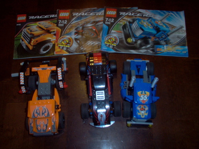 Lego Racers 8162 + 8668 + 8669