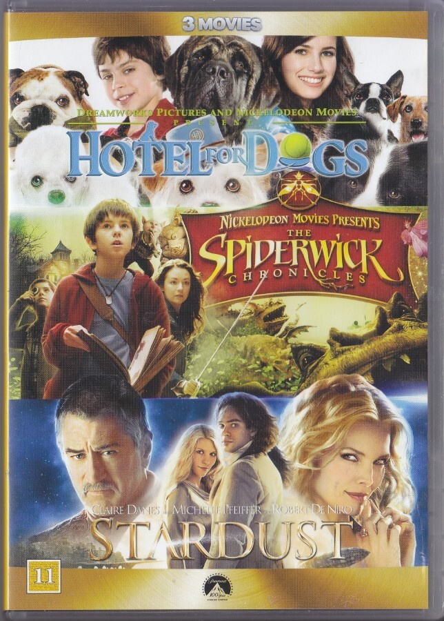 3 movies: Hotel for Dogs / Spiderwick Chronicles / Stardust
