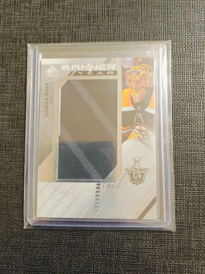 Tuukka Rask - 21-22 SP Game-Used Banner Year