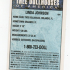 Keräilykortti Thee Dollhouses of America n:o 24 LINDA JOHNSO - pikkukuva 2