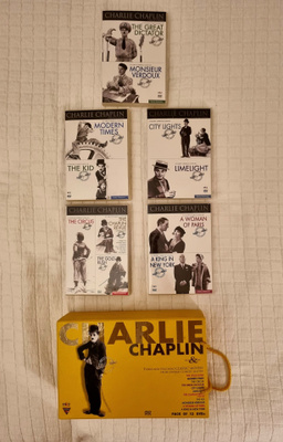Charlie Chaplin Classic Collection Pack of 12 DVDs