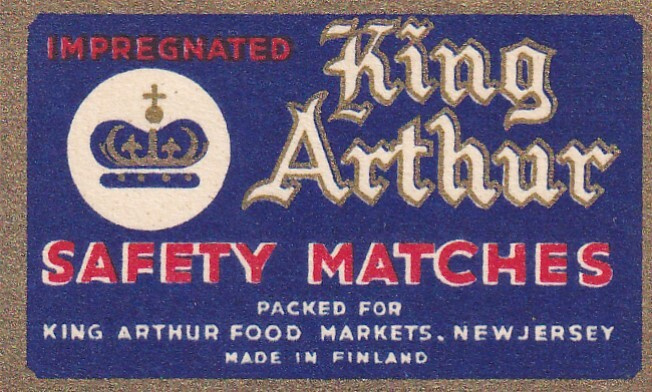 King Arthur, Safety matches, Made in Finland , s81