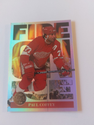 1994-95 Leaf Fire on Ice #8 Paul Coffey
