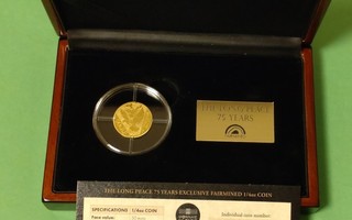 Ranska, Rauha 75 v. kulta raha 50 Euro 1/4 oz 9999