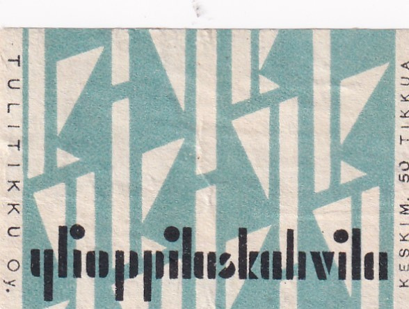 Helsinki , ylioppilaskahvila . Tulitikku Oy  4/1