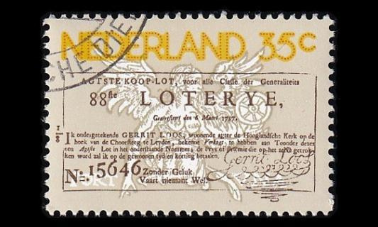 Alankomaat 1063 o Valtion lotto 250v (1976)