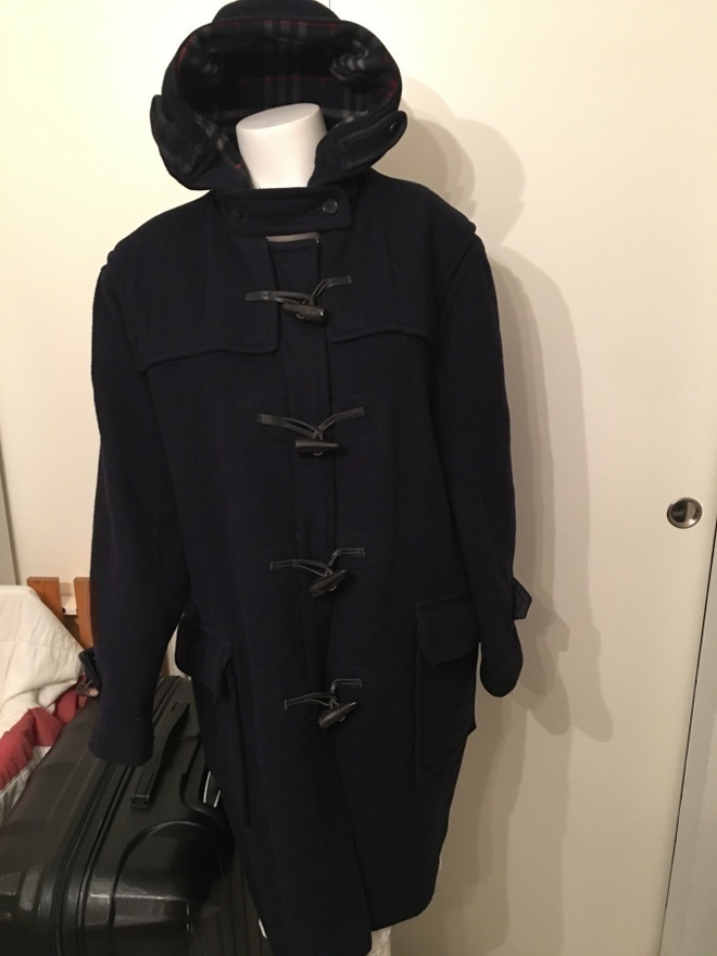 Burberrys Vintage upea duffel jacket koko L