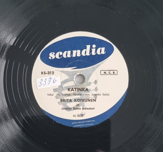 Savikiekko 1959 - Brita Koivunen - Scandia KS-313