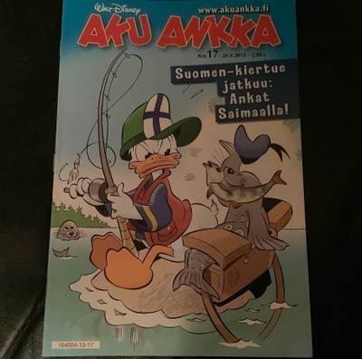 Aku Ankka Saimaalla lehti