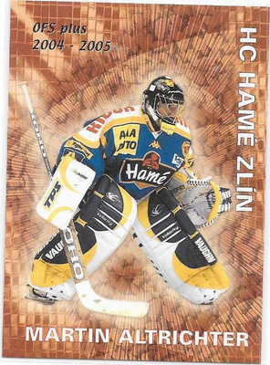 2004-05 OFS Plus Prumer #P12 Martin Altrichter Zlin CZE MV