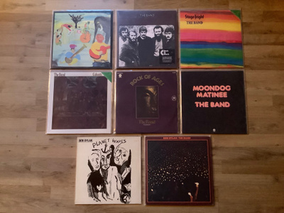 The Band (+ Bob Dylan ) Vinyylilevyt x 16