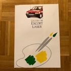 Esite Ford Escort Laser, 1988. Escort mk4 - pikkukuva 1