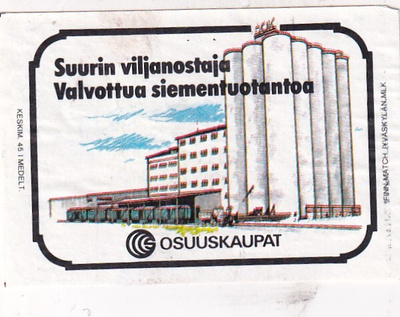 SOK . Suurin viljanostaja. Valvottua siementuotantoa.  s62