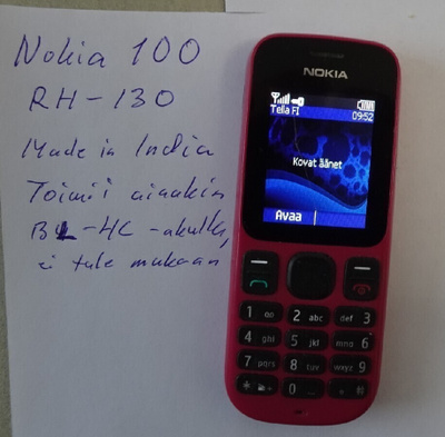puhelin, Nokia 100, RH-130