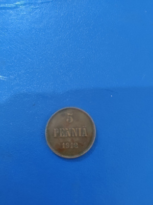 5 penniä vuodelta 1912