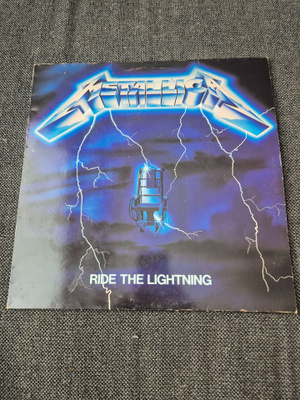 Metallica - Ride the Lightning LP Suomi-painos