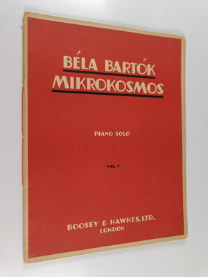 Bela Bartok : Mikrokosmos : Piano solo vol. V