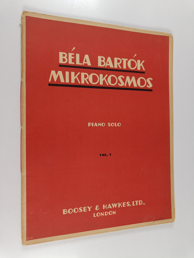 Bela Bartok : Mikrokosmos : Piano solo vol. V