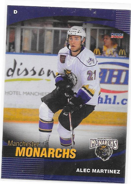 2008-09 Manchester Monarchs #14 Alec Martinez ex- TPS farmi