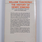 William M. Thackery : The History of Henry Esmond - pikkukuva 2