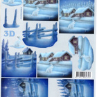 3D "°JÄNIS & KAUNIS TALVIMAISEMA°" /Le Suh - pikkukuva 1