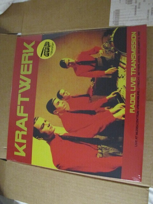 Kraftwerk radio, live transmission lp muoveissa ltd 300 väri