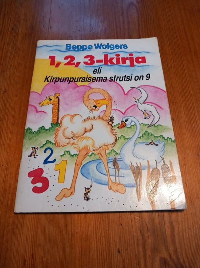 1,2,3 -kirja eli Kirpunpuraisema strutsi on 9 - Beppe Wolger
