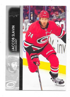 2022-23 Upper Deck #36 Jacob Slavin , Carolina Hurricanes
