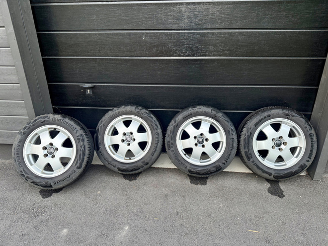 Volvo XC vanteet + Continental kesärenkaat