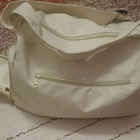 Naisten olkalaukku/käsilaukku vaalea beige - pikkukuva 2