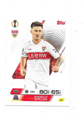 2025-26 Topps Match Attax CL #151 Angelo Stiller , Stuttgart