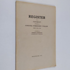 Thomas Wilhelmsson : Register till Tidskrift utgiven av J... - pikkukuva 1