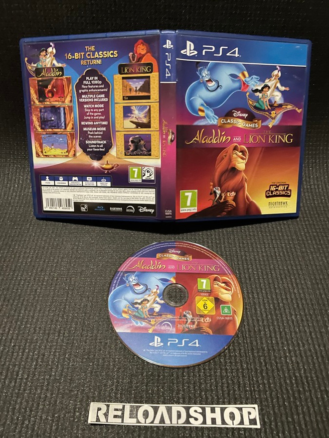 Disney Classic Games Aladdin and The Lion King PS4