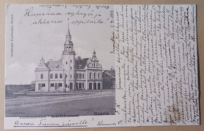 Rauma, Palokunnantalo, vanha mv pk, p. 1904