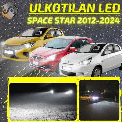 SPACE STAR 2012-2024 Ulkoiset LED -valot