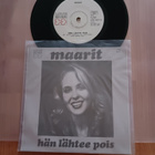 Maarit – Hän Lähtee Pois 7" ps orig 1975 Love Records mint!! - pikkukuva 1