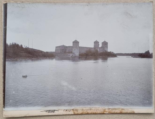 Savonlinna Olavinlinna Postikortti originaali
