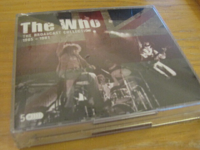 The Who broadcast collection 1965-1981 5cd muoveissa
