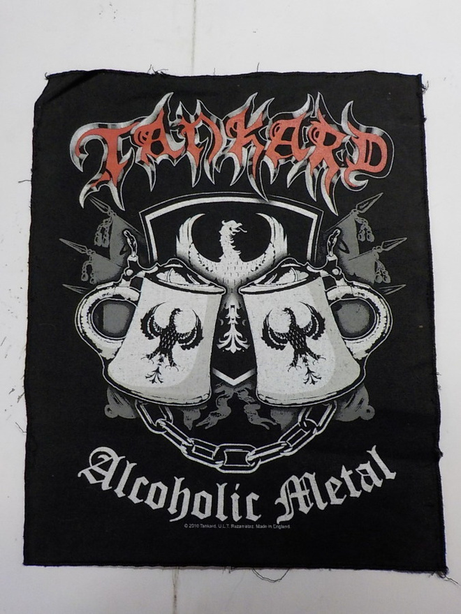 TANKARD - ALCOHOLIC METAL SELKÄMERKKI