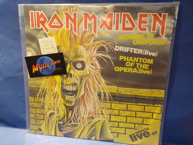 IRON MAIDEN - WOMEN IN UNIFORM VG+/EX+ 12'' MAXI SINGLE