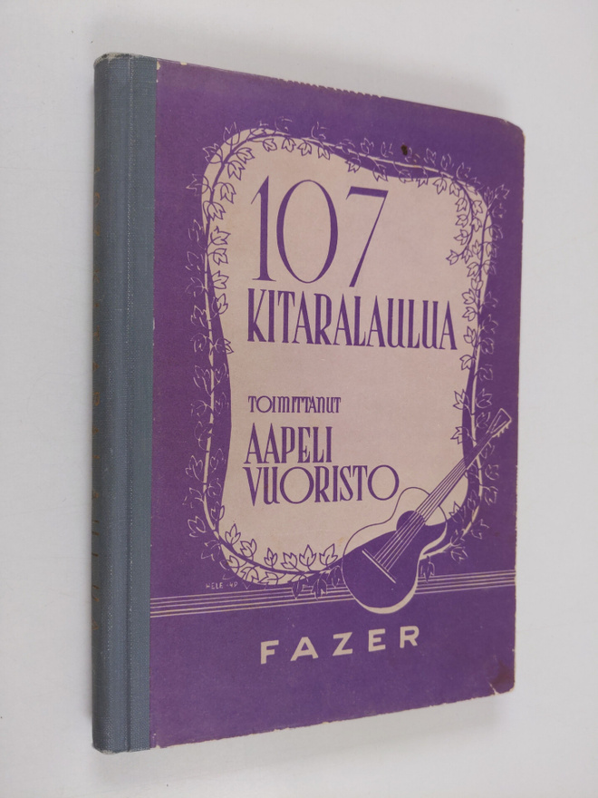 Aapeli (toim.) Vuoristo : 107 kitaralaulua