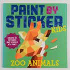 Workman Publishing : Paint by Sticker Kids: Zoo Animals -... - pikkukuva 1