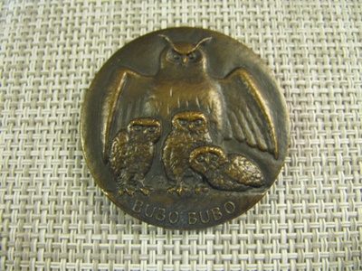 World Wildlife Fund mitali Bubo Bubo 1977 /Raimo Heino.