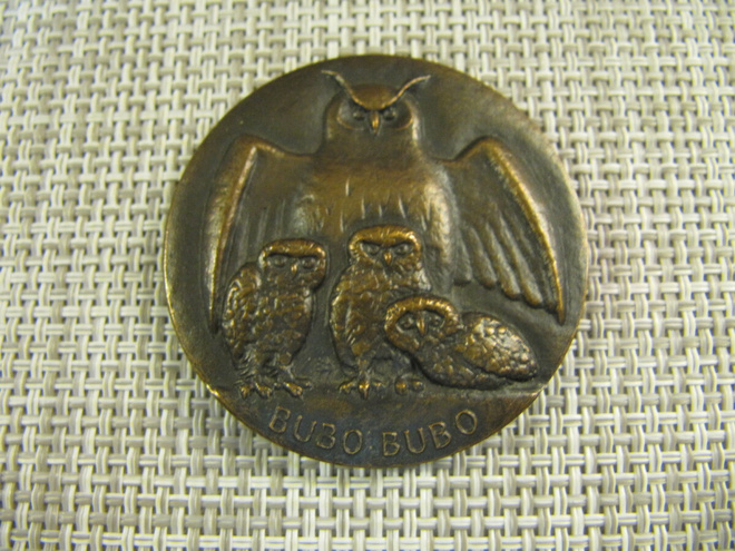 World Wildlife Fund mitali Bubo Bubo 1977 /Raimo Heino.