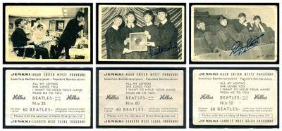 BEATLES PURKKAKUVAT, 4 kpl